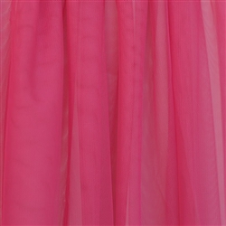Hot Pink Tulle  - Confetti Collection by Ruffle Fabric