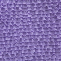 Frilly Perfect Purple Ruffle Fabric- Double Stretch