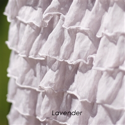 Lavender 2 Inch Ruffle Fabric