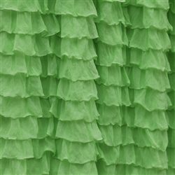 Lime Green 2 Inch Ruffle Fabric