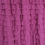 Radiant Orchid 2 Inch Ruffle Fabric