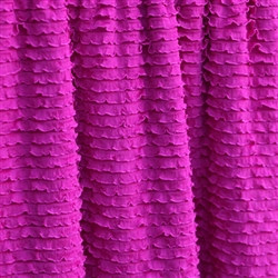 Passion Pink Mini Ruffle Fabric