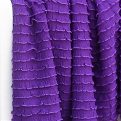 Royal Purple Mini Ruffle Fabric
