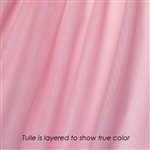 Perfect Pink Tulle - Confetti Dot Collection by Ruffle Fabric