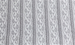 Misty Gray "Ruffles and Lace" Ruffle Fabric
