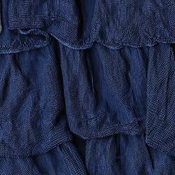 Image of Sailor Blue 2 Inch Ruffle Fabric