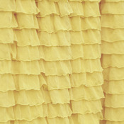 Image of "Lemon Chiffon" 2 Inch Ruffle Fabric