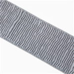 Light Gray Ripple Elastic - 3" Wide