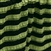 Green with Envy Ruffle- Black & Green Striped
