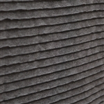 Graphite Gray Smooth Knit Ruffle Fabric