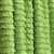 Chartreuse green cascading ruffle fabric