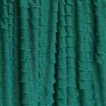 Emerald Green Cascading Ruffle Fabric