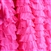 Frilly Electric Pink NEON Ruffle Fabric- Double Stretch