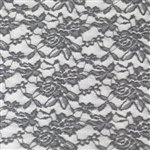 Gray "Brooklyn" Stretch Lace