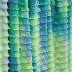 Mermaid Tie-Dye Ruffle Fabric