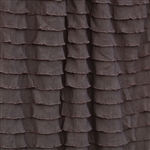 Mocha Cascading Ruffle Fabric