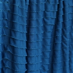 Peacock Cascading Ruffle Fabric