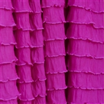 Raspberry Cascading Ruffle Fabric