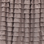 Sandalwood Tan Cascading Ruffle Fabric