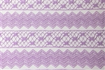 Wisteria Chevron Lace