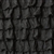 Black 2 Inch Ruffle Fabric