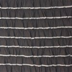 Black with Heather Gray Stripe