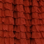 Paprika 2 Inch Ruffle Fabric