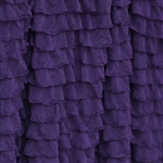 Deep Plum 2 Inch Ruffle Fabric