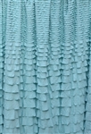 Sea Glass Crescendo Ruffle Fabric