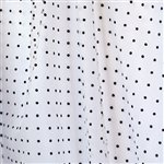 Candlelight Tulle with Flocked Black Dot - Confetti Dot Collection by Ruffle Fabric