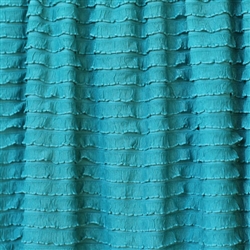 Laguna Blue Mini Ruffle Fabric