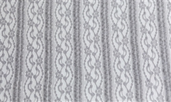 Misty Gray "Ruffles and Lace" Ruffle Fabric