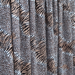 "Untamed Tiger" -  Ruffles and Ridges Ruffle Fabric